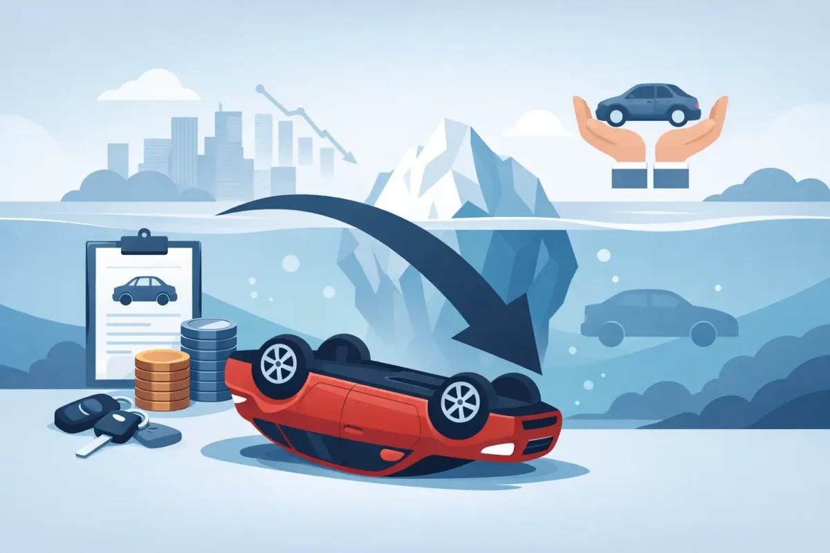 Can You Refinance Upside Down Car Loan Debt?